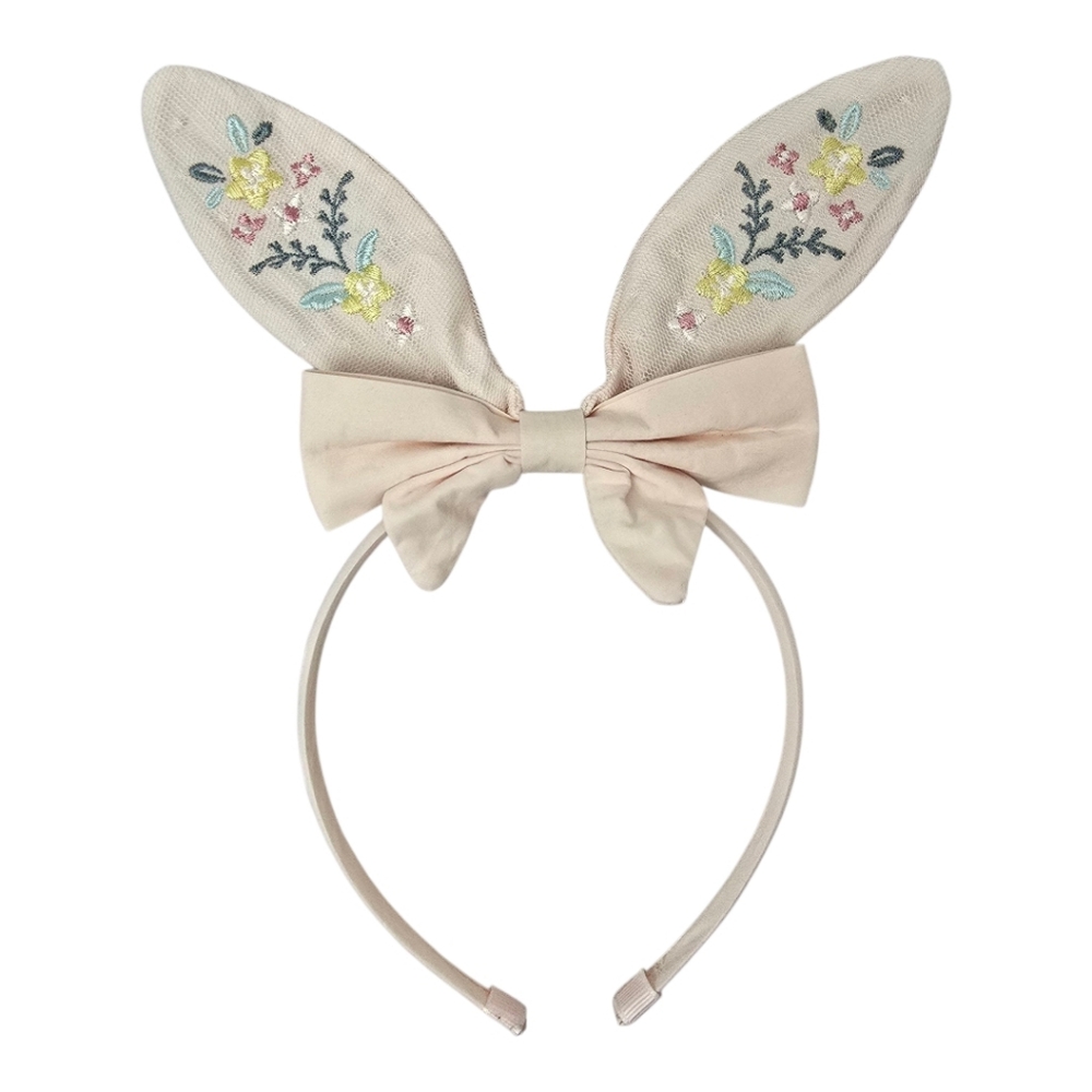 Tahari Headband Easter Bunny Ears and Bow